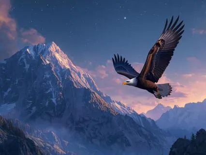 Deep Sleep Soaring Eagle | 8 Hours Overnight Seamless