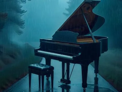 Delta Rain Piano · Real Forest Rain for Deep Sleep
