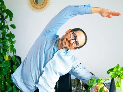 Desk Yoga for Back Pain