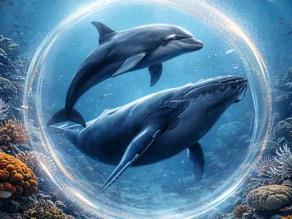 Dolphins & Whales: Calming Underwater Sleep Sounds | 8 Hours