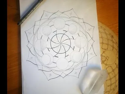 Drawing Meditation: Moon Mandala Part 2