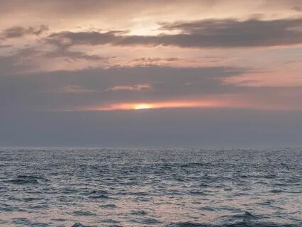 Dreamy Background: Floating in the Ocean