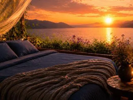 Drift Away Into Summer Midnight Sleep