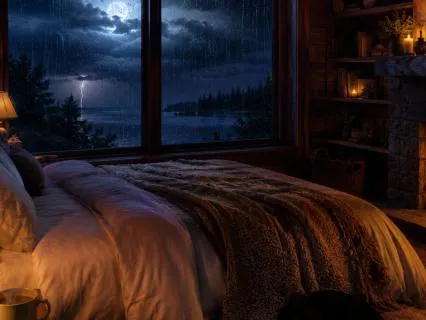 Drift Off In A Cozy Storm | Midnight Sleep Meditation