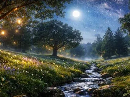 Drifting Through A Dreamy Meadow: All Night Sleep Music