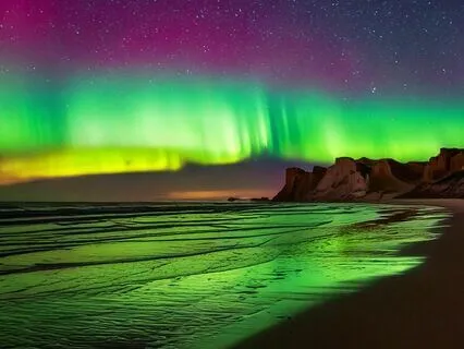 Drifting To Sleep Beneath The Northern Lights