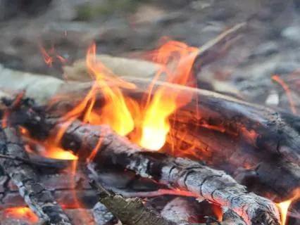 Drumming By The Fire