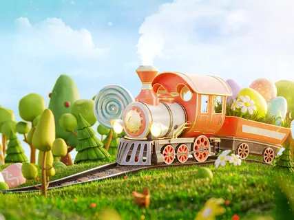 Easter Egg Train - Sleep Meditation Story