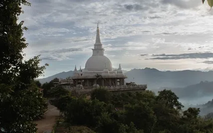 Evening In Ella, Sri Lanka. Mountains At night