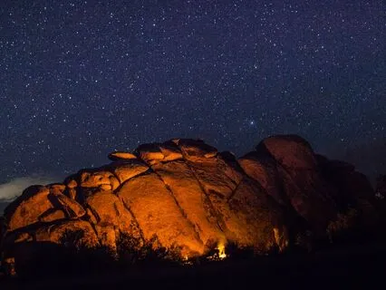 Evening Meditation By A Campfire