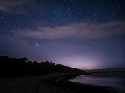 Evening Shoreline Binaural Beats Narrated