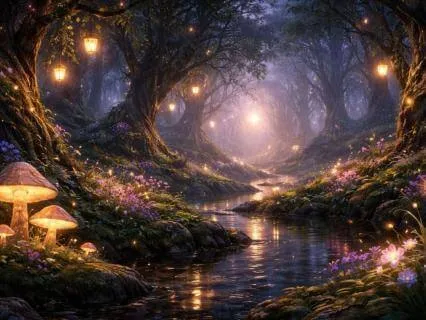 Fairy Forest River Ambience for Sleep & Relaxation