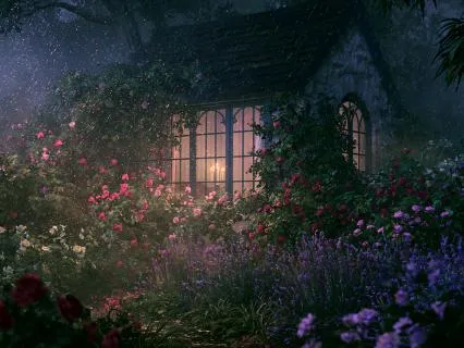 Fall Back Asleep: Rainy Garden Cottage