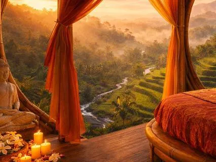 Falling Asleep In The Rice Terraces Of Sidemen, Bali