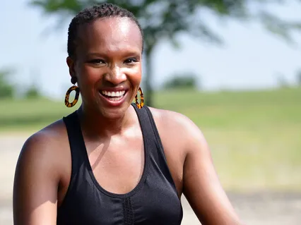 Finding Positivity, Breathing Calmly And Smiling