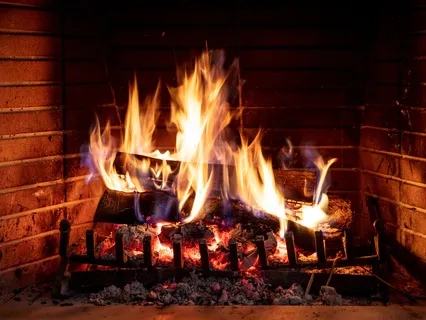 Fireplace And Rain ASMR For Relaxation