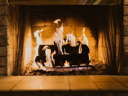 Fireplace & Blizzard Sounds For Sleep & Relaxation
