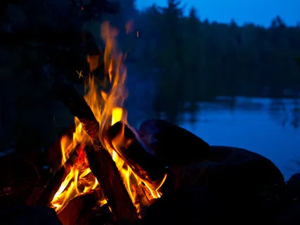 Fireplace & Cracking Fire