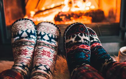 Fireside Curl-Up To Sleep Meditation