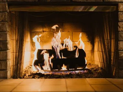 Meditative Fireside Warmth