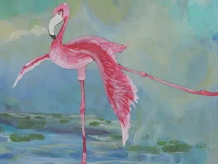 Flamingo Focus-Animals Get Funky Dance Concept For Kids