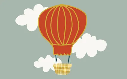 Floating In A Hot Air Balloon