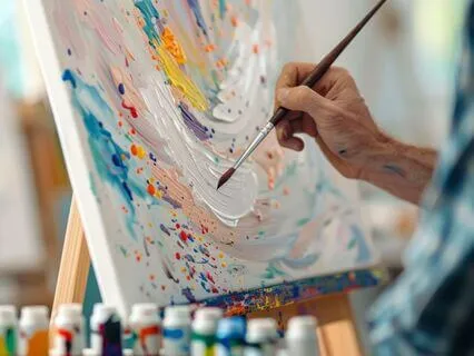 Flowing Colors: A Guided Art Practice