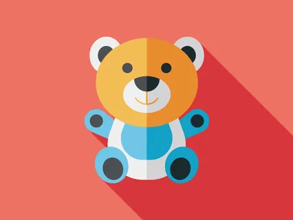 Focused And Determined With Baby Bear