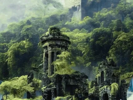 Forest Hidden Temple 2 Binaural Beats 9 Hz