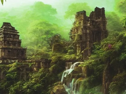 Forest Hidden Temple 3 Binaural Beats 10 Hz