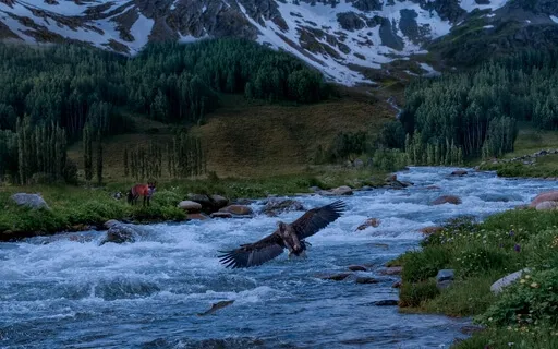 Forest River Camping At Night