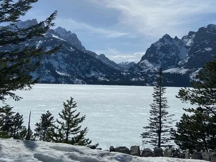 Frozen Lake Reflection