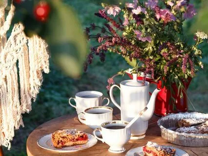 Garden Tea Party Ambience For Happiness And Relaxation