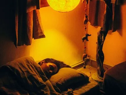 Gentle Amber Glow: Soft Spoken Drift Into Sleep