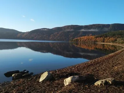 Gentle Breath Awareness From Loch Ness (With Waves)