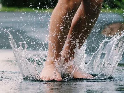 Gentle Grounding Through Your Feet