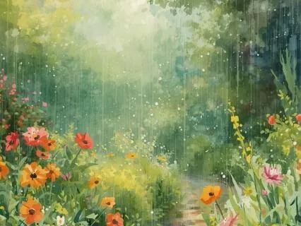 Gentle Rain For Relaxation, Meditation, Sleep Or White Noise