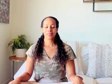 Gentle Stretch & Calming Affirmations for Anxiety Relief