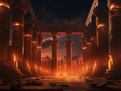 Goddess Isis And Goddess Nephthys Transmission