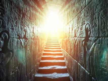 Goddess Isis And Horus Transmission