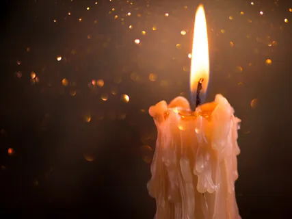 God's Candle Flame Prism Flowing Through Our Senses