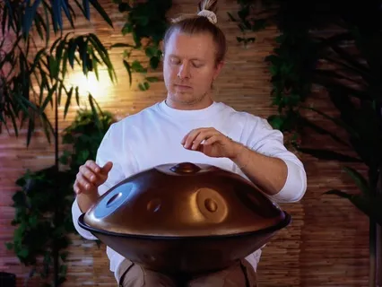 Golden Hour Handpan - Let the Music Fill Your Heart