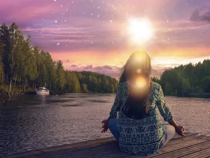 Golden Sphere For Peace And Calm