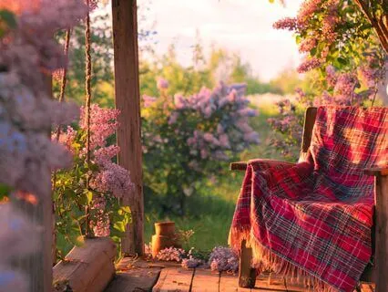 Grandmother’s Garden At Dusk