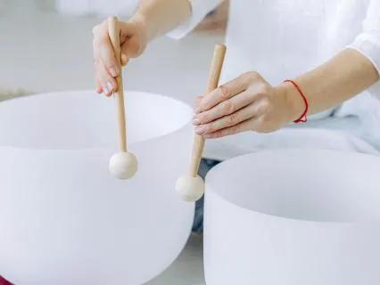 Grounding Crystal Singing Bowls