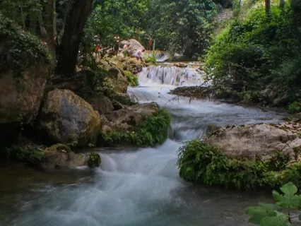 Guided Breathwork With Gentle Waterfall - For Sleep