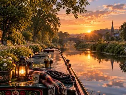 Guided Deep Sleep Talk Down: The Narrow Boat On The River