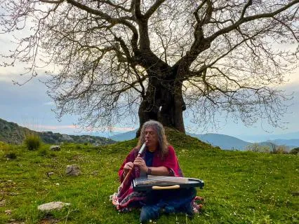 Guzheng and Flute Meditation Music in Greek Nature