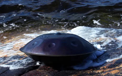 Handpan With Ocean Sounds