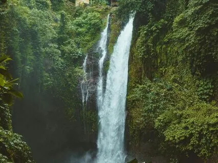 Happy Waterfall And Uplifting Piano